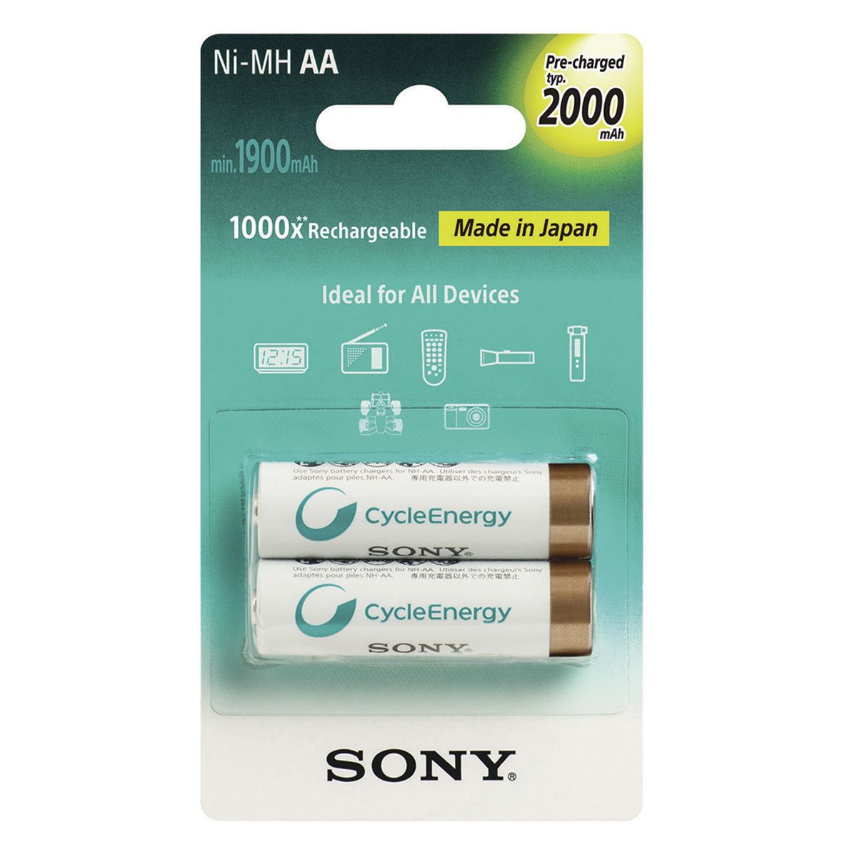 Pila Sony AA Recargable C&#47;2 CYCLE