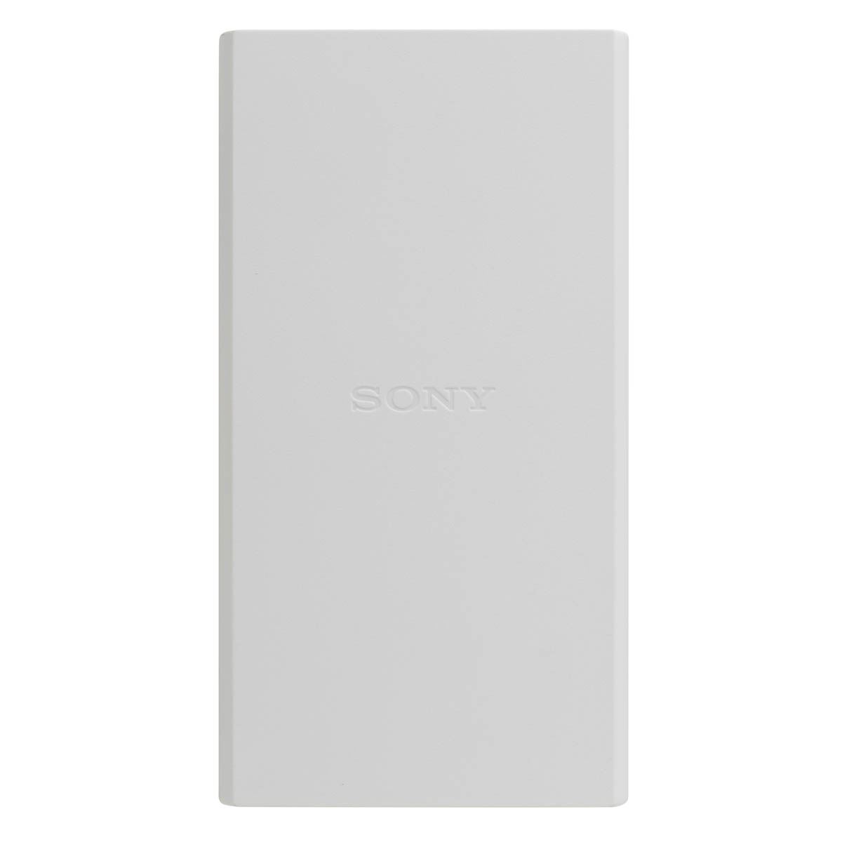 Sony Cargador Portátil de Polímeros  de Iones de Litio 10,000mAh Blanco Carga Segura
