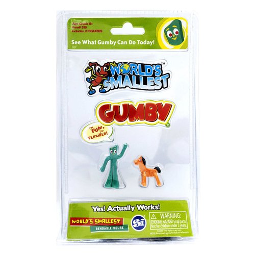 Juego de Mesa Worlds Smallest Gumby & Pokey Novelty