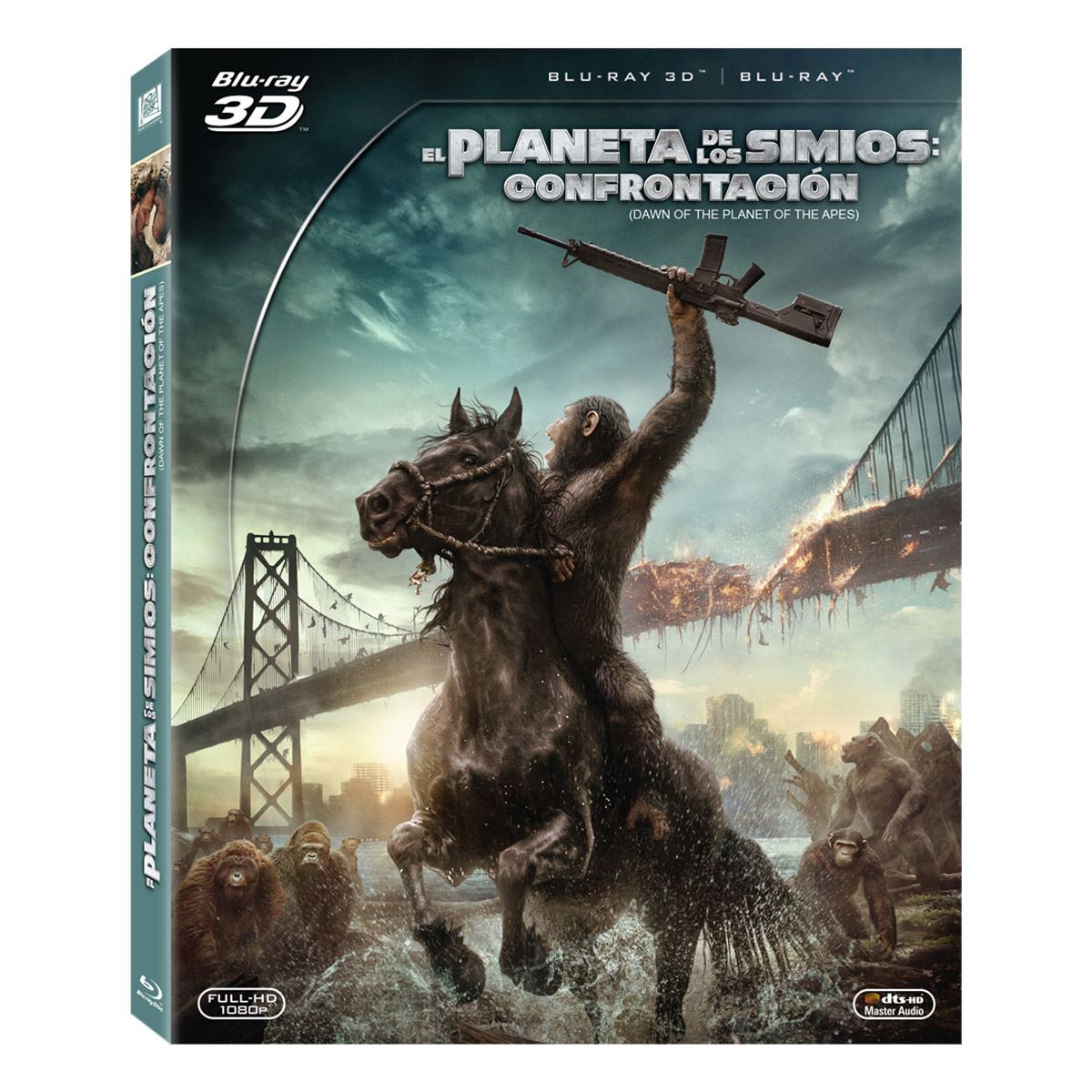 Blu-Ray Planeta de los Simios Confrontacion