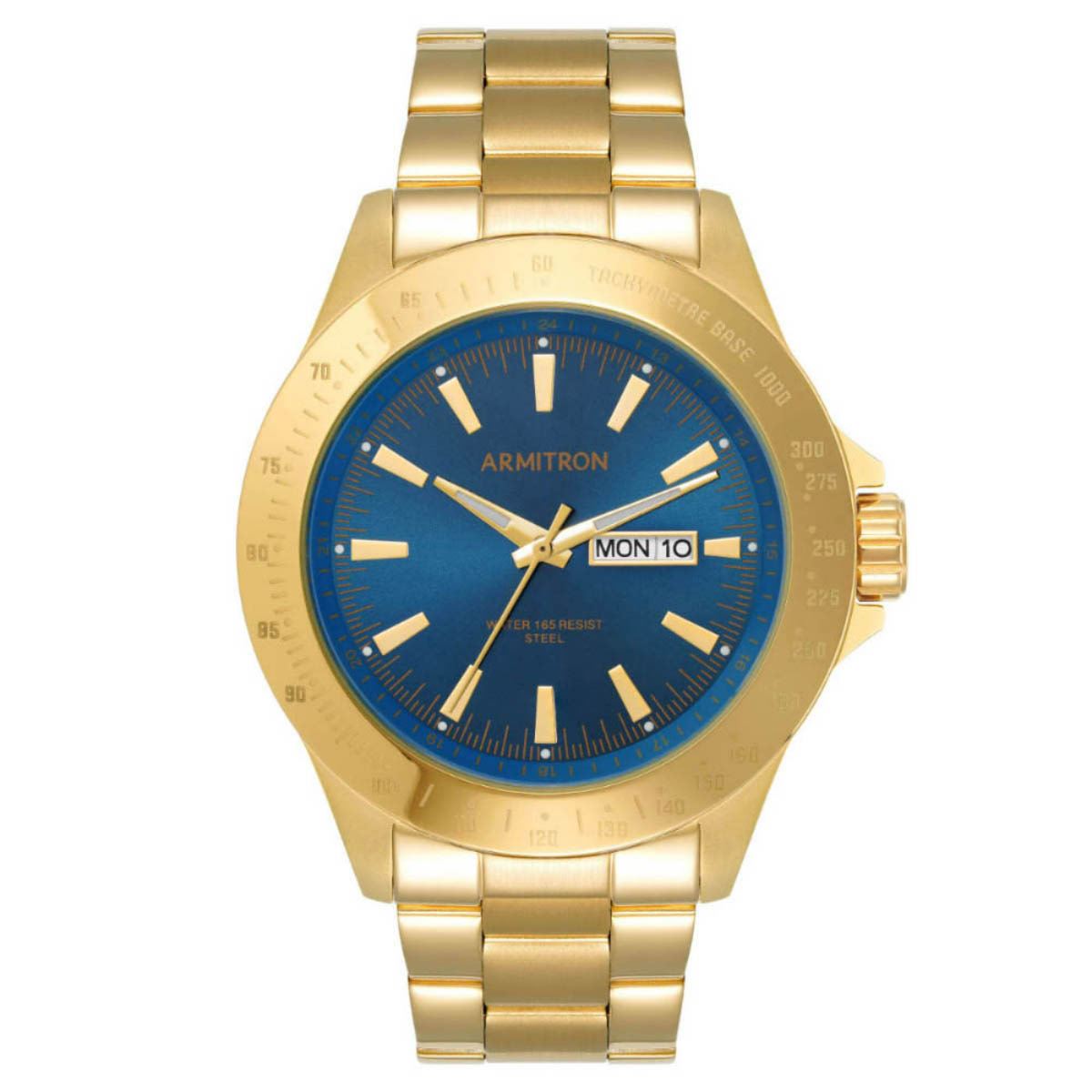 Reloj Armitron dorado para caballero 205438NVGPWM