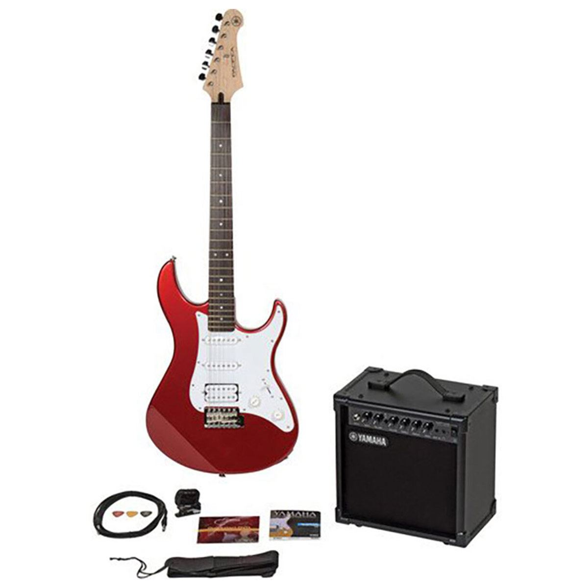 Paquete de Guitarra Eléctrica-Roja Yamaha EG112GPIIMR
