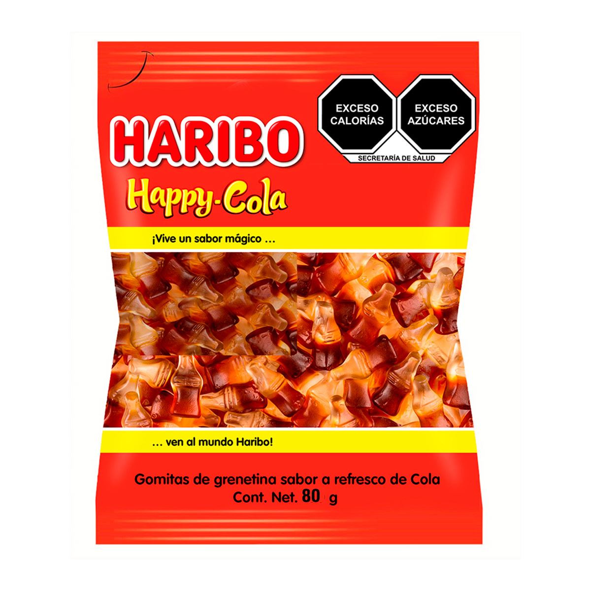 GOMITAS DE HAPPY COLA 80 GRS