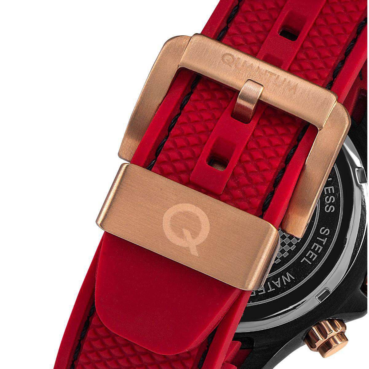 Reloj Quantum HNG957.858 Para Caballero negro