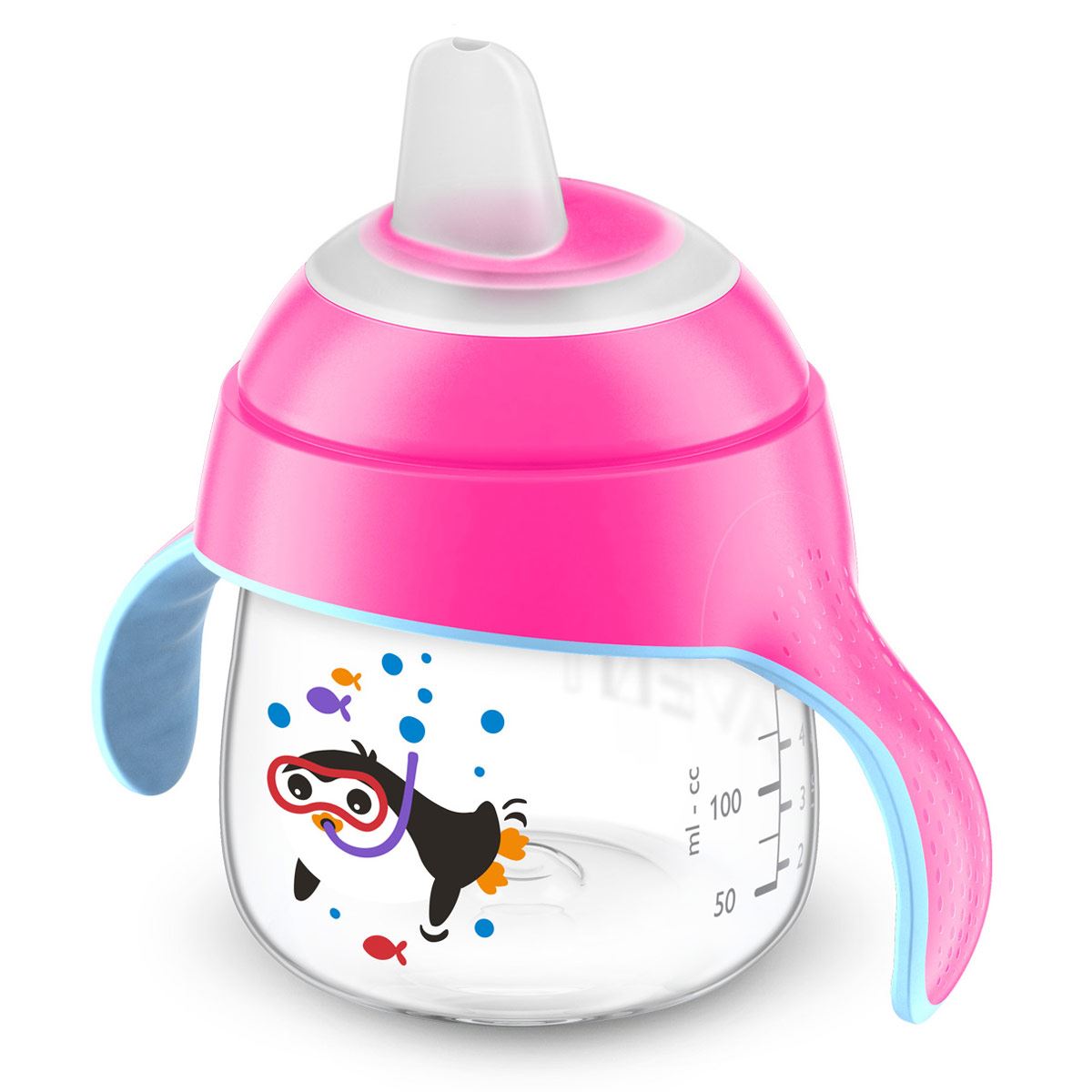 Vaso Boquilla Avent 7 Oz Rosa