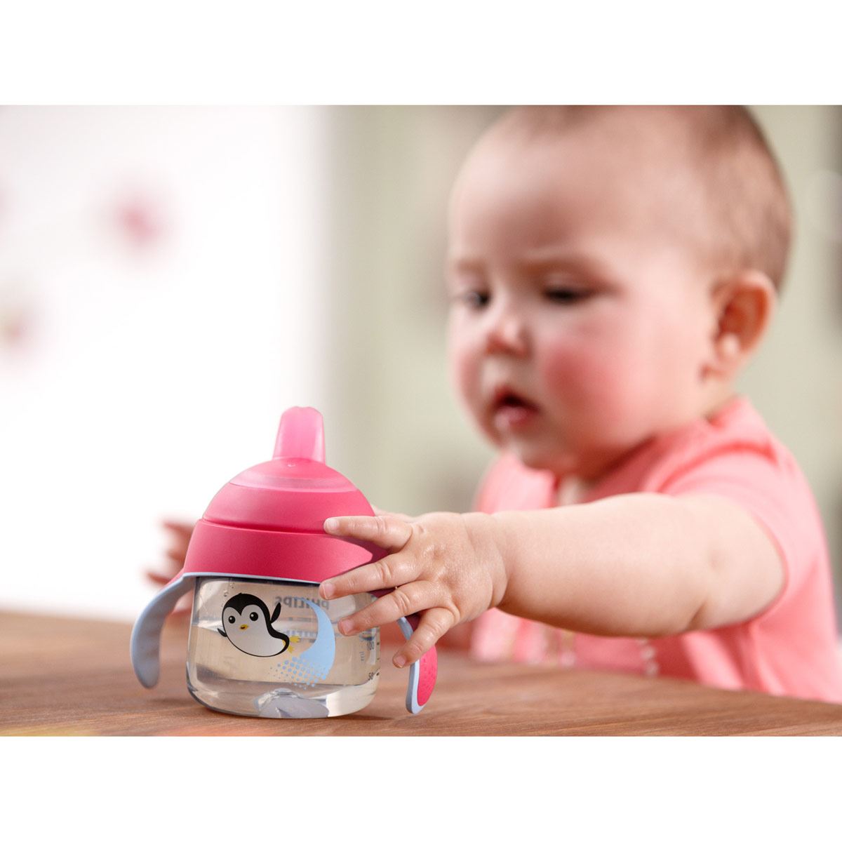 Vaso Boquilla Avent 7 Oz Rosa