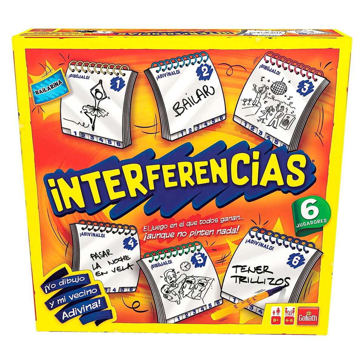 Interferencias Juego de Mesa Goliath