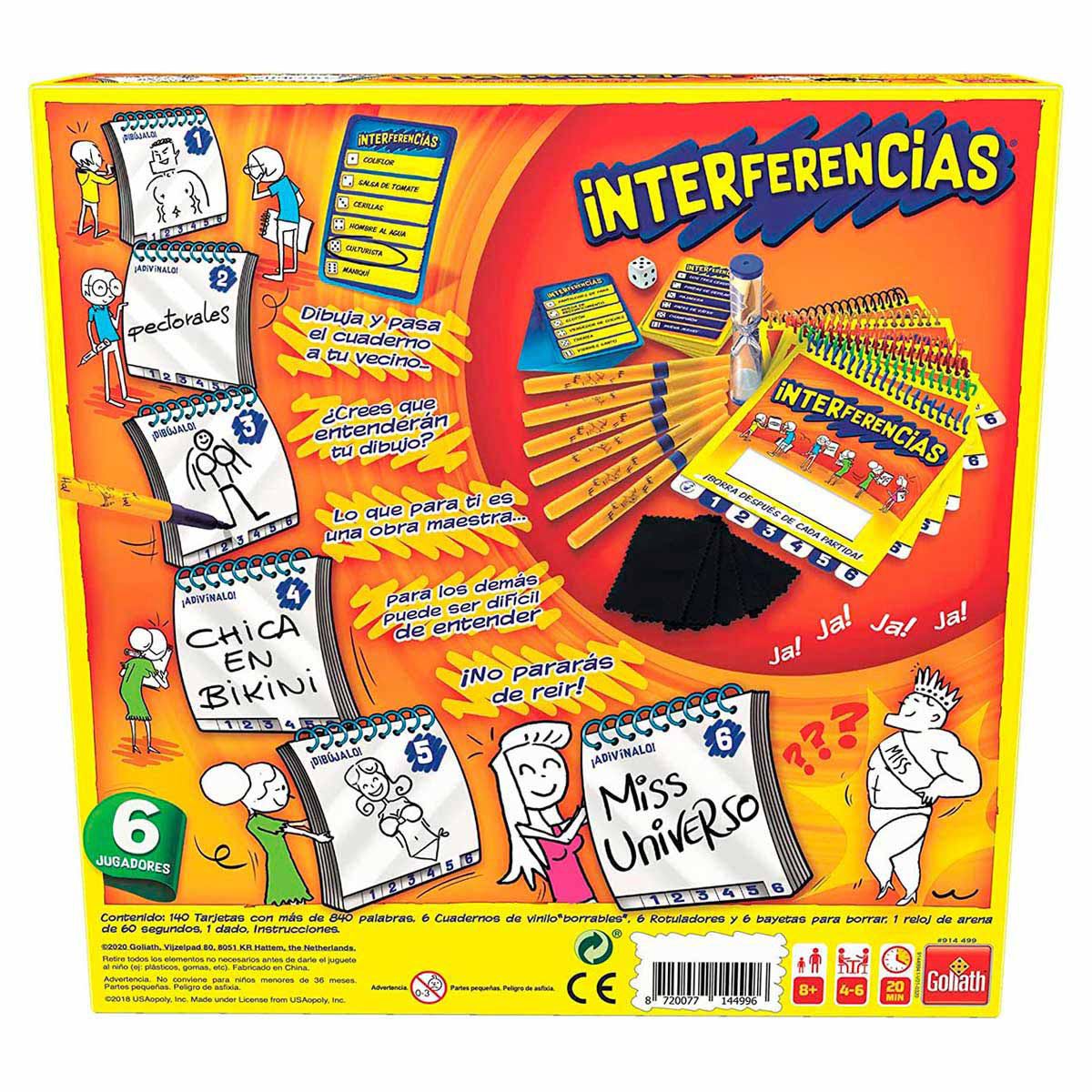 Interferencias Juego de Mesa Goliath