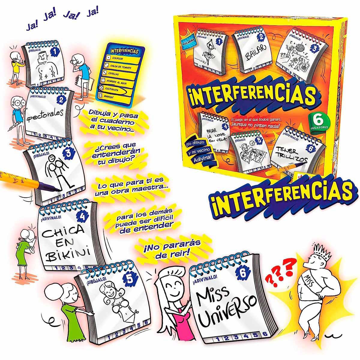 Interferencias Juego de Mesa Goliath