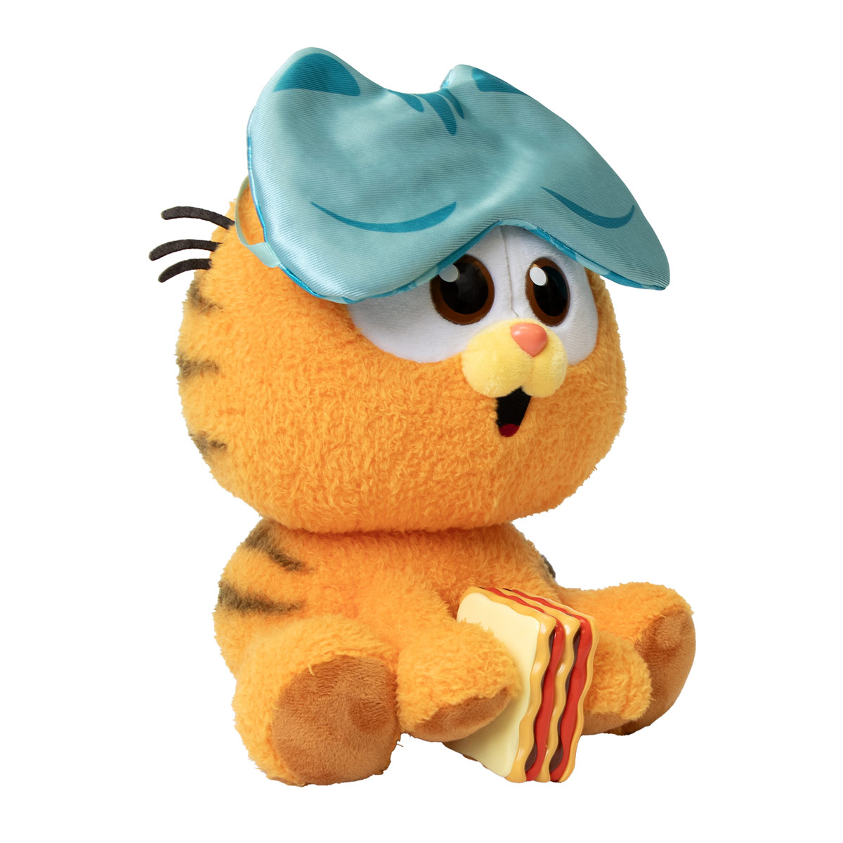 Peluche Interactivo Bebé Garfield Antifaz y Lasaña The Garfield Movie