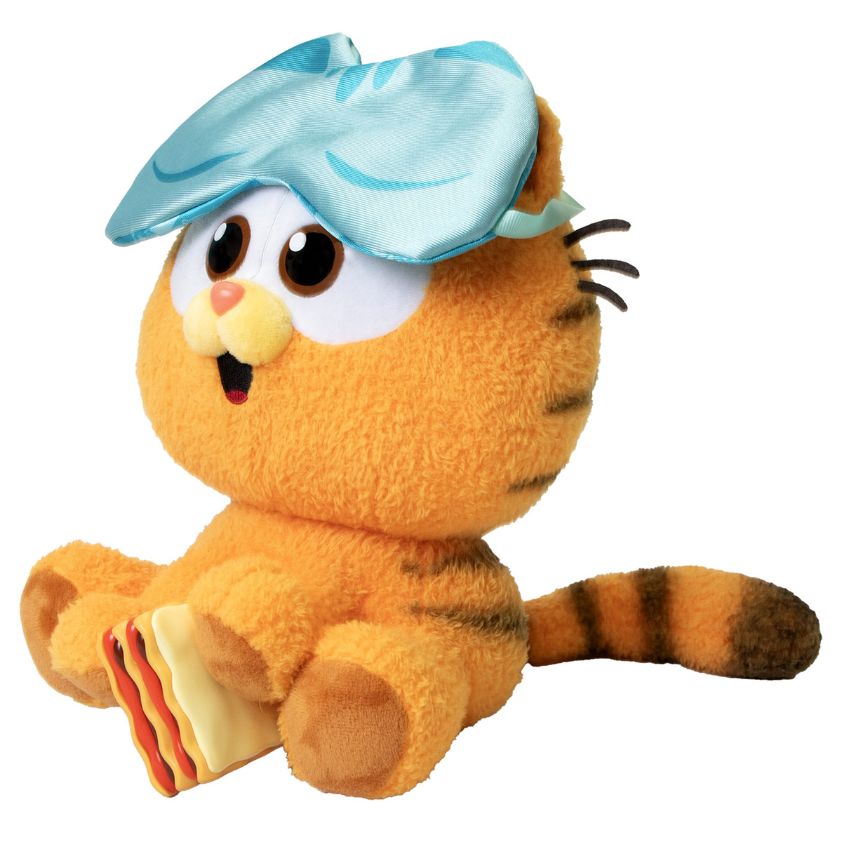 Peluche Interactivo Bebé Garfield Antifaz y Lasaña The Garfield Movie