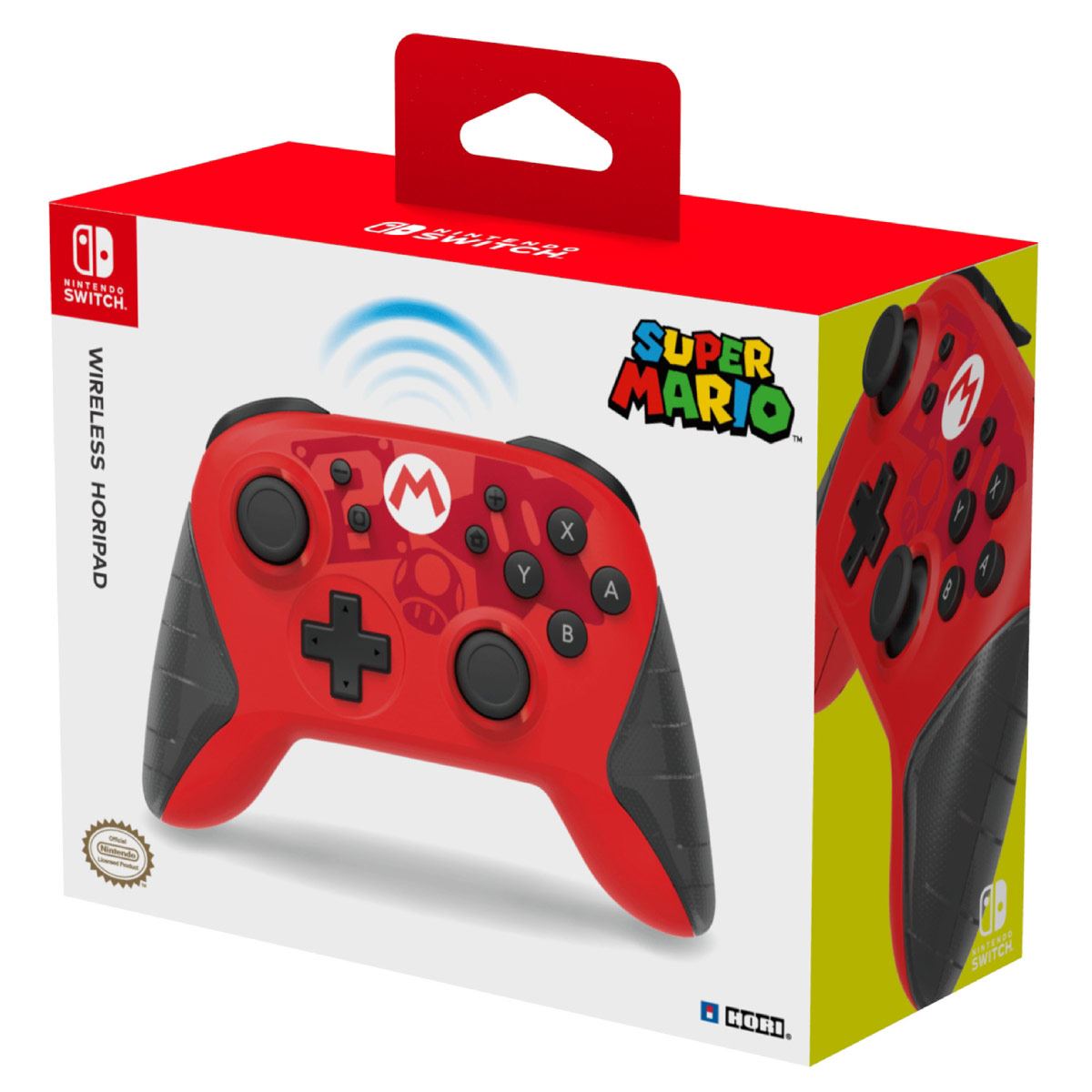 Control para Nintendo Switch Inalámbrico Mario Bros Rojo