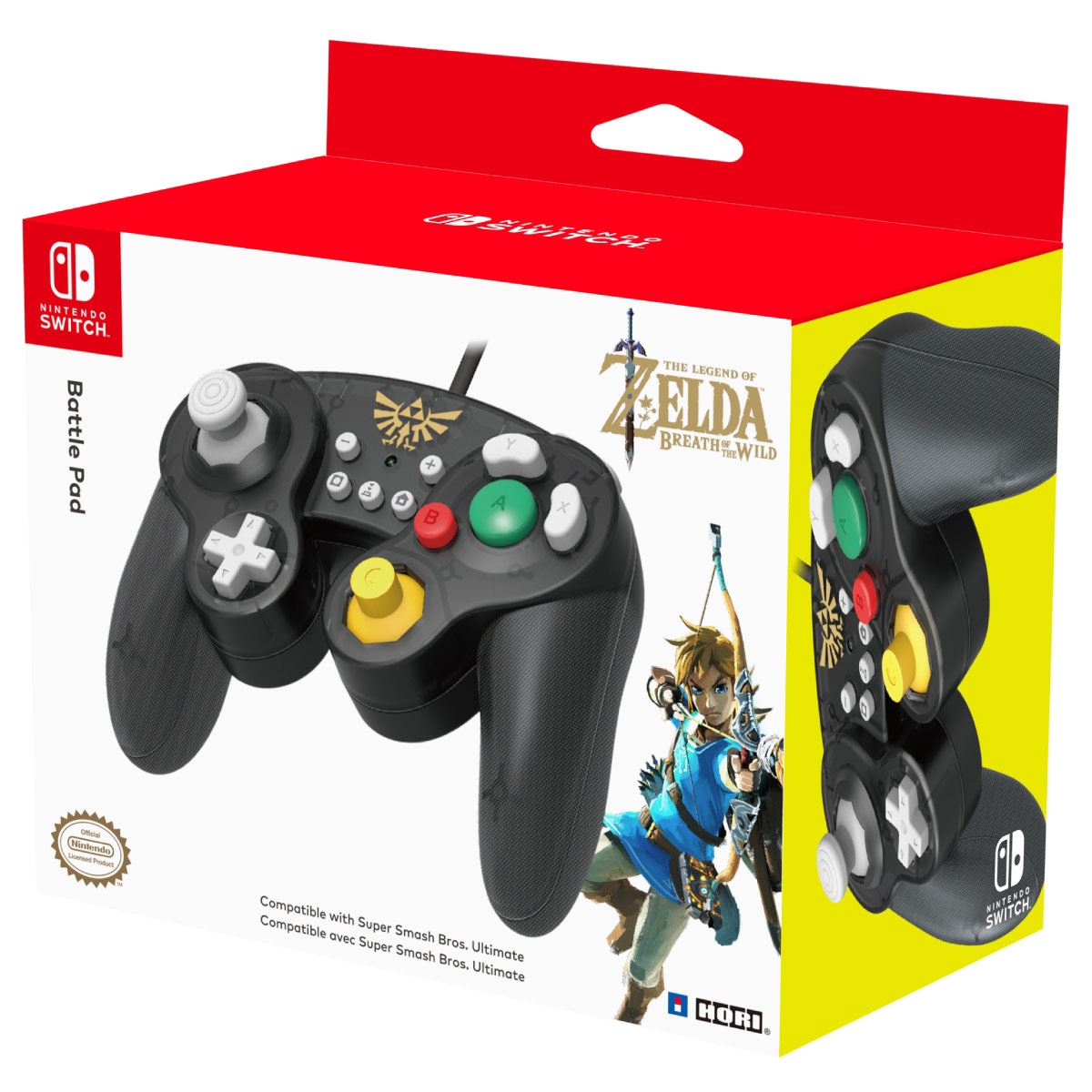 Control Para Nintendo Switch Zelda Battle Pad Negro