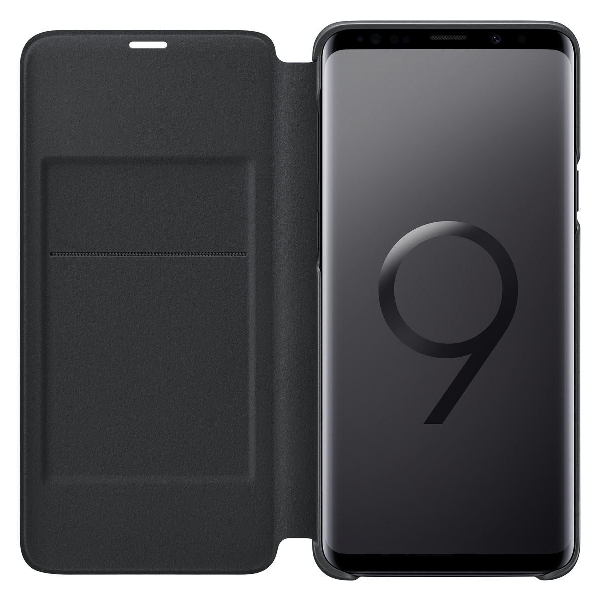 Funda S9 Plus Negro Led View Cover