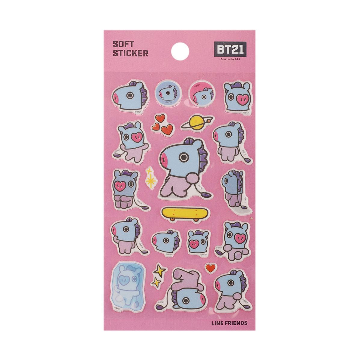 Soft Sticker BT21 Mang