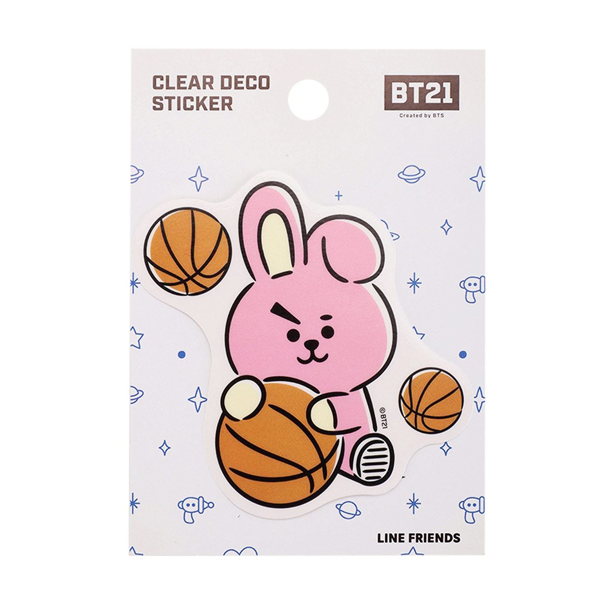 Sticker Deco Trasnparente Bt21 Cook