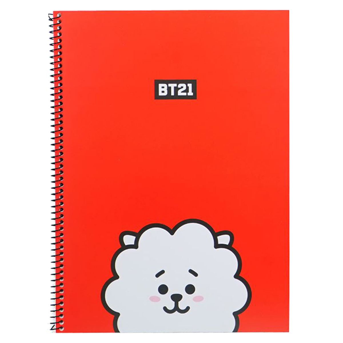 Cuaderno Delgado Con Personaje RJ Línea BT21