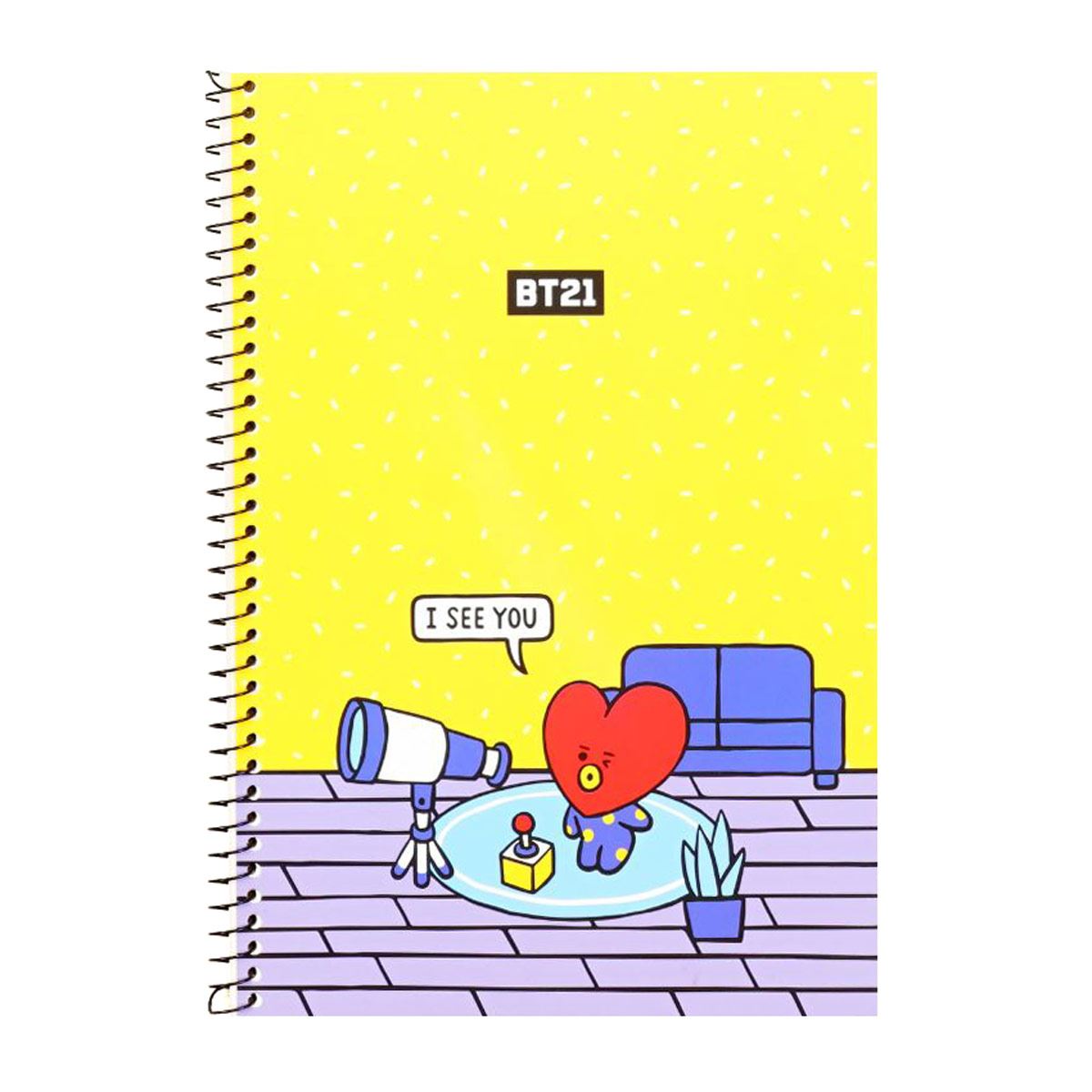 Cuaderno Con Personaje Tata Línea BT21