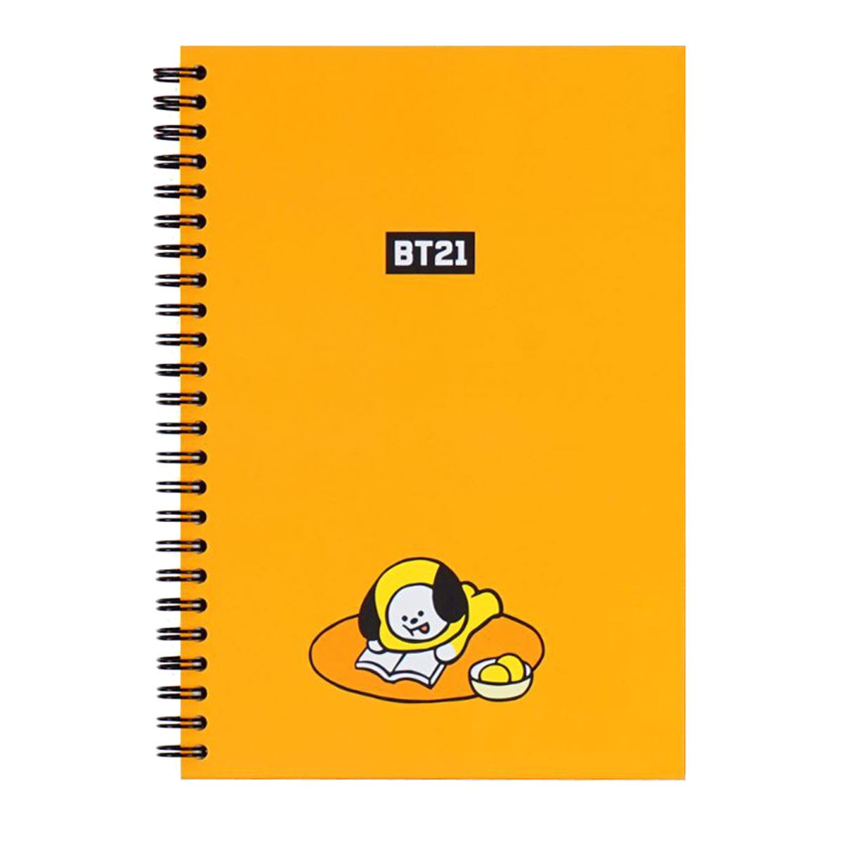 Cuaderno Tapa Dura Con Espiral Con Perosnaje Chimmy  Línea BT21