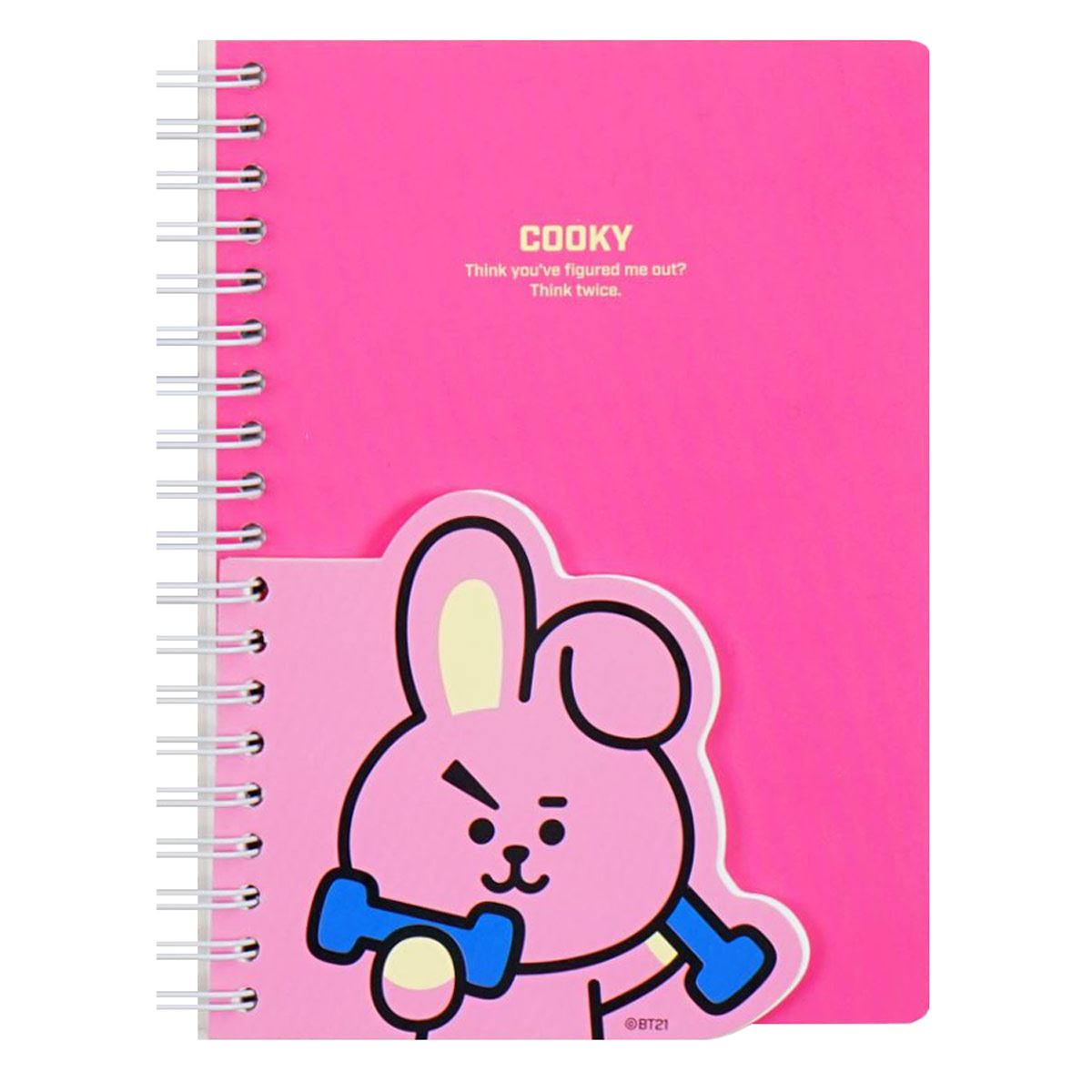 Cuaderno De Doble Capa Con Personaje Cooky Línea BT21