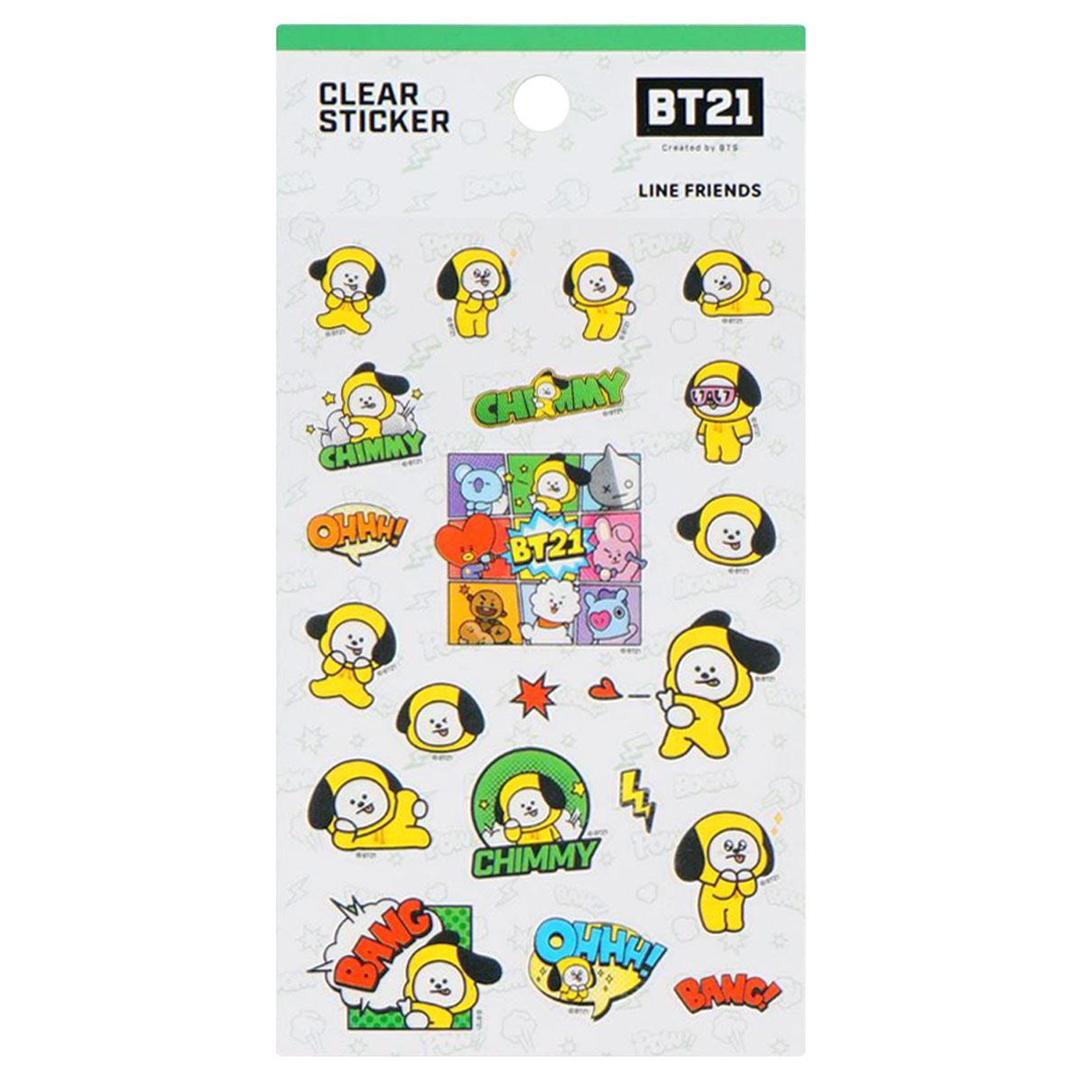 Sticker Transparente Personaje Chimmy Línea BT21