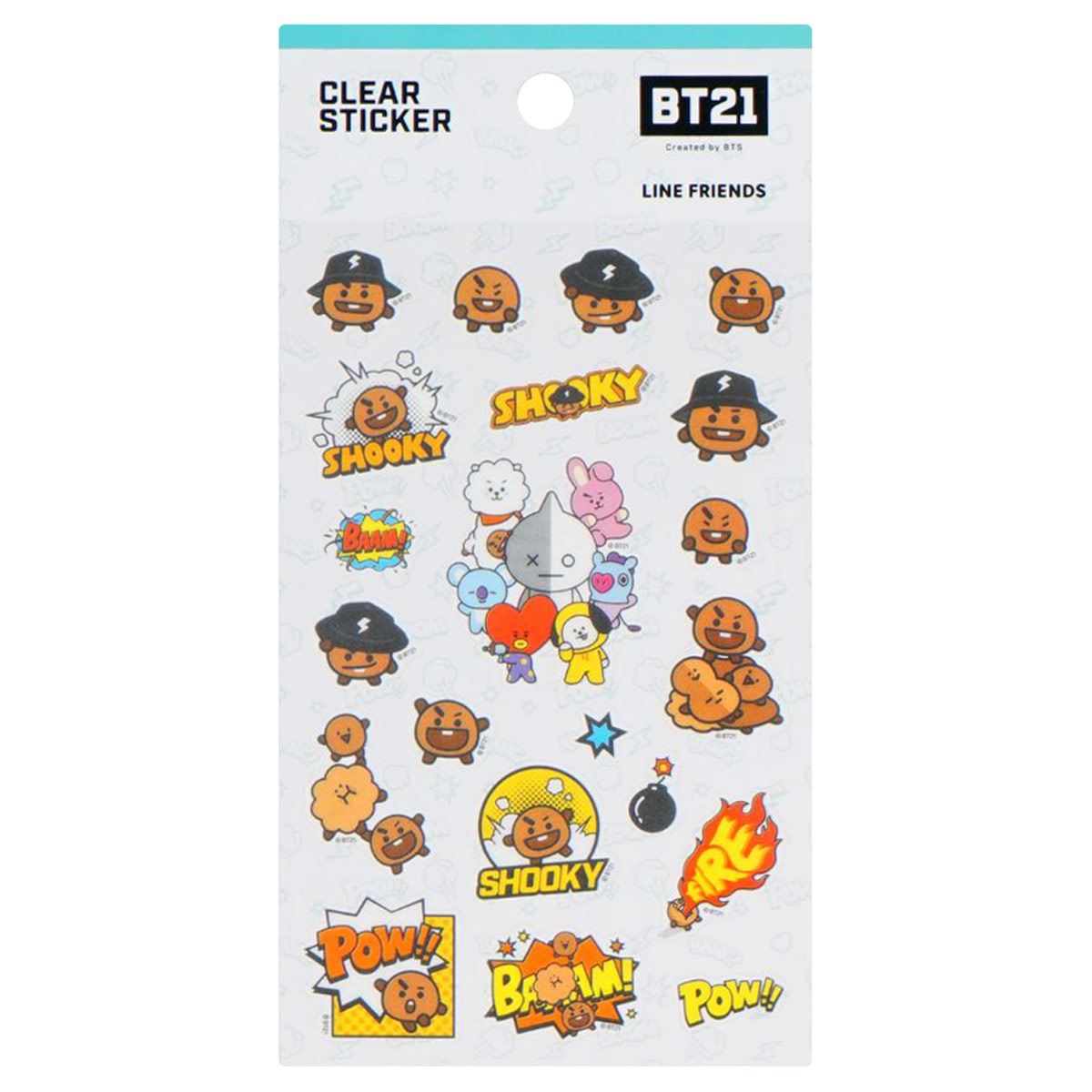 Sticker Transparente Personaje Shooky Línea BT21