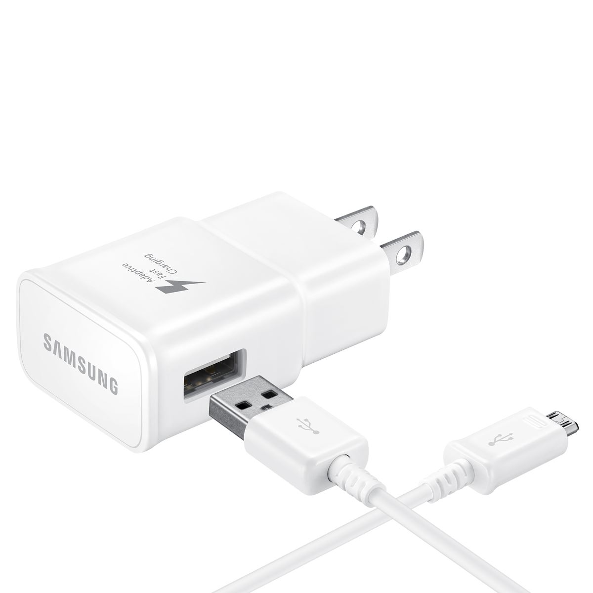 Adaptador Universal viaje micro USB 2000mah fast charger blanco