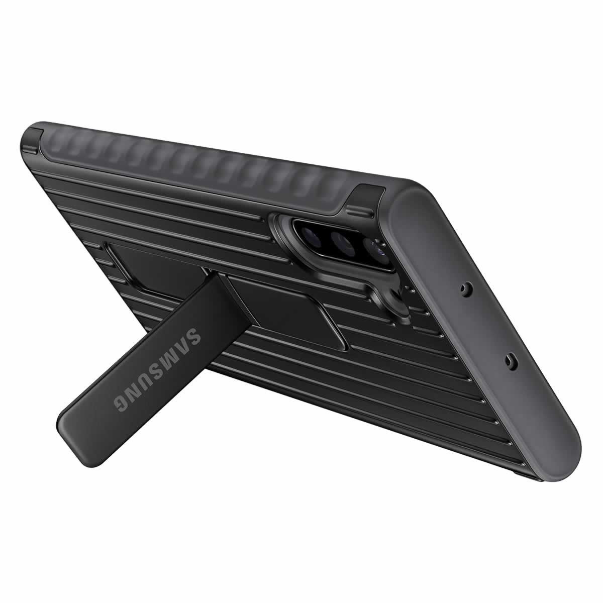 Funda Protective Standing Cover Negra Para Samsung Note 10