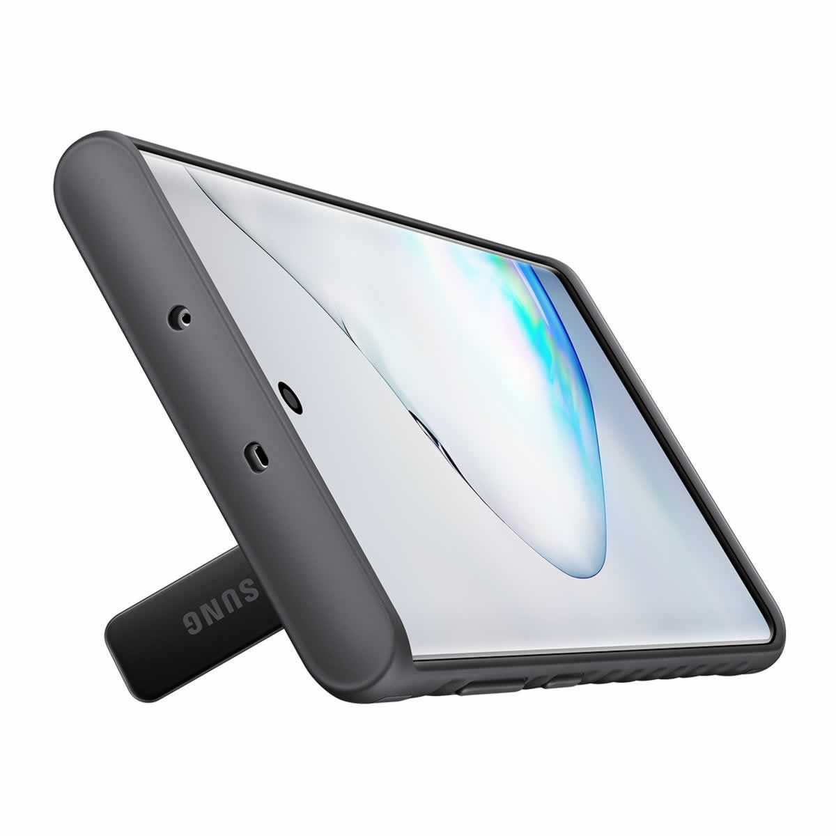 Funda Protective Standing Cover Negra Para Samsung Note 10