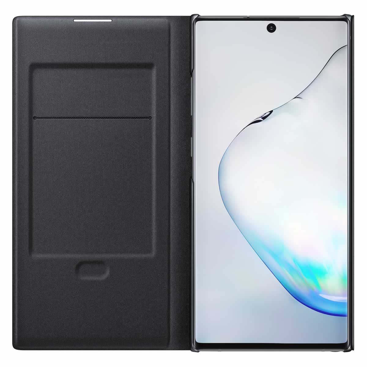Funda LED View Cover Negra Para Samsung Note 10 Plus