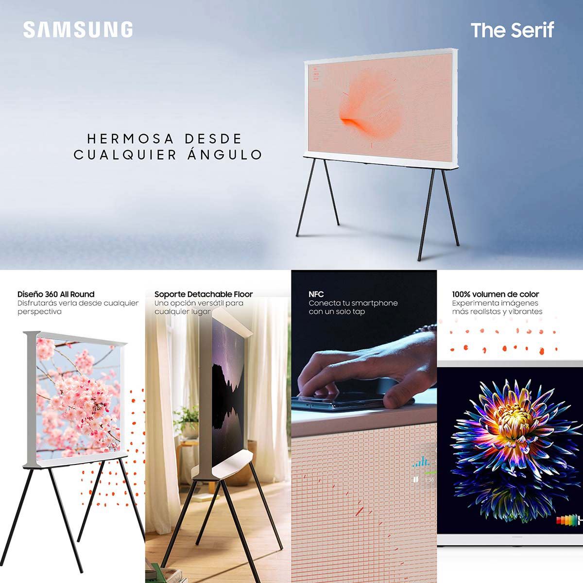 Pantalla Samsung 55 Pulgadas Serif 4K