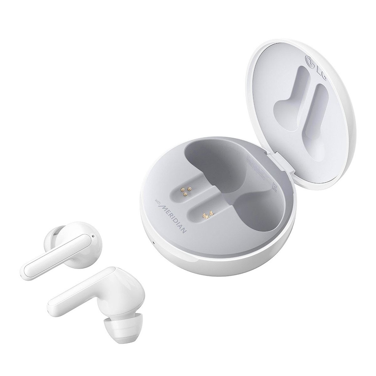 LG TONE Free FN5W - Audífonos Inalámbricos Bluetooth con Carga Inalámbrica - Blancos