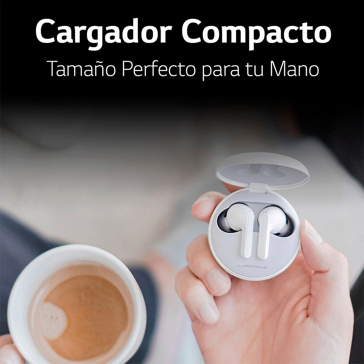 LG TONE Free FN5W - Audífonos Inalámbricos Bluetooth con Carga Inalámbrica - Blancos