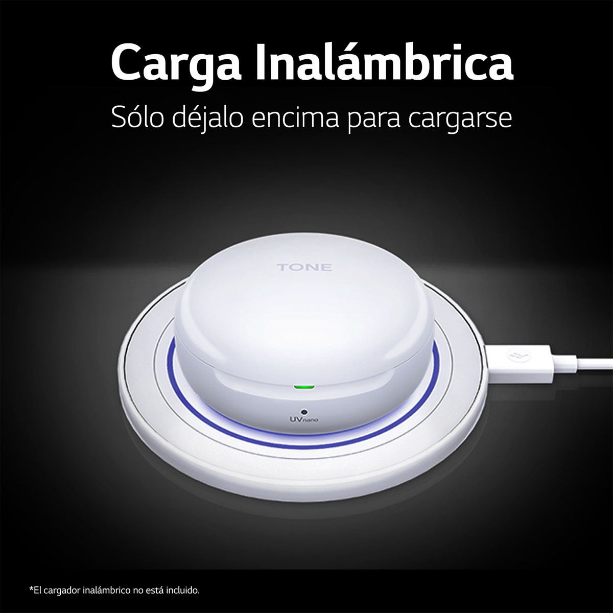 LG TONE Free FN7 - Audífonos Inalámbricos Bluetooth con Cancelación Activa de Ruido (ANC) - Blancos