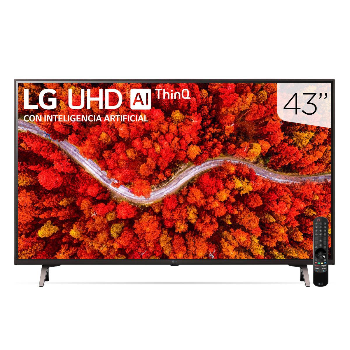 Pantalla AI ThinQ LG 43 Pulgadas 4K UHD 43UP8050PSB