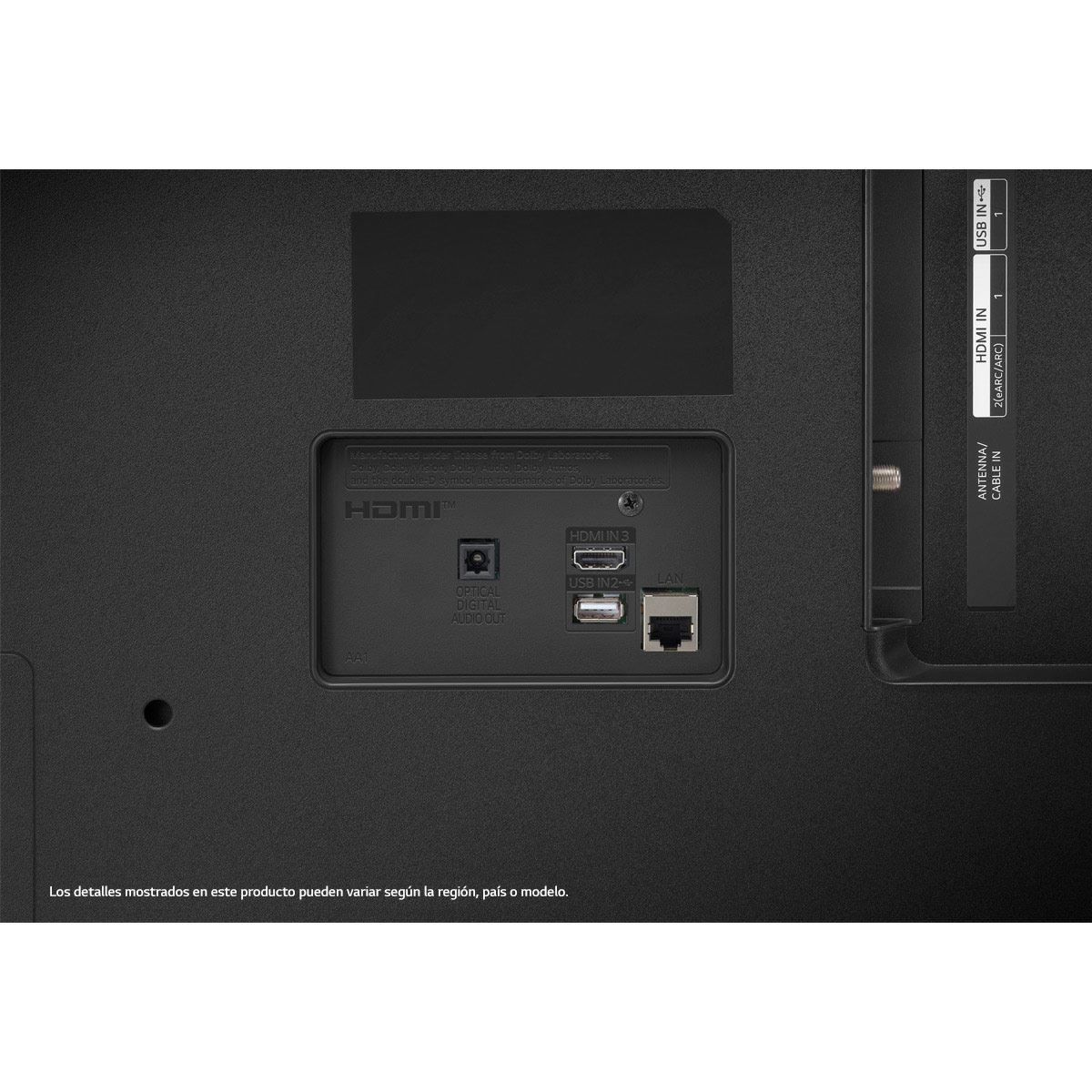 Pantalla LG UHD TV AI ThinQ 4K 65" 65UP8050PSB