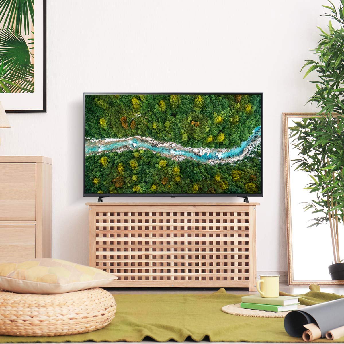 Pantalla  LG UHD TV AI ThinQ 4K 70" 70UP7750PSB