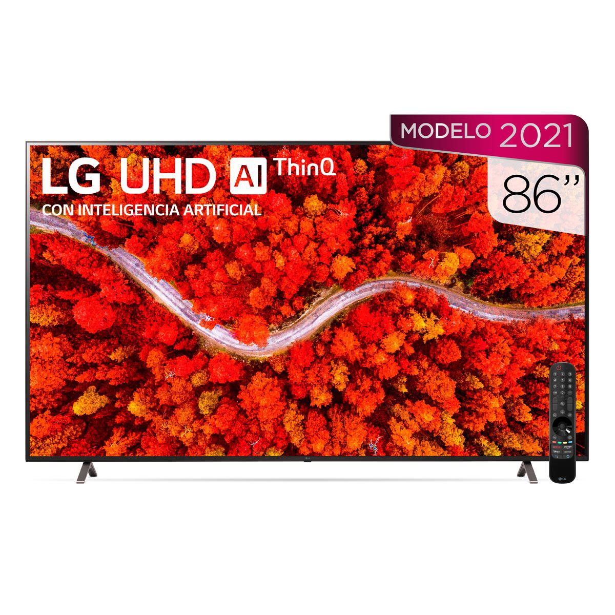 Pantalla LG UHD TV AI ThinQ 4K 86" 86UP8050PSB