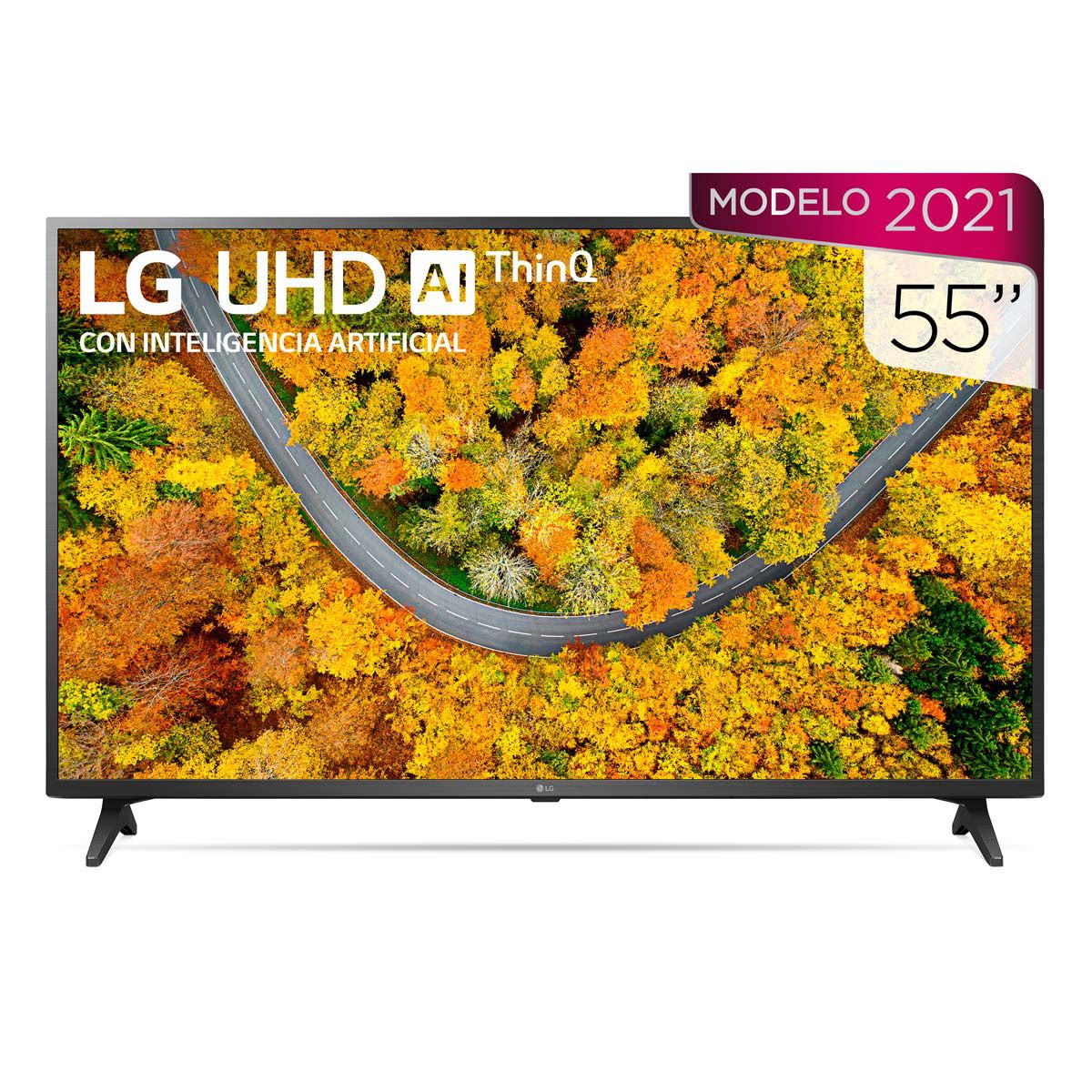 Pantalla AI ThinQ LG 55 Pulgadas 4K UHD 55UP7500PSF