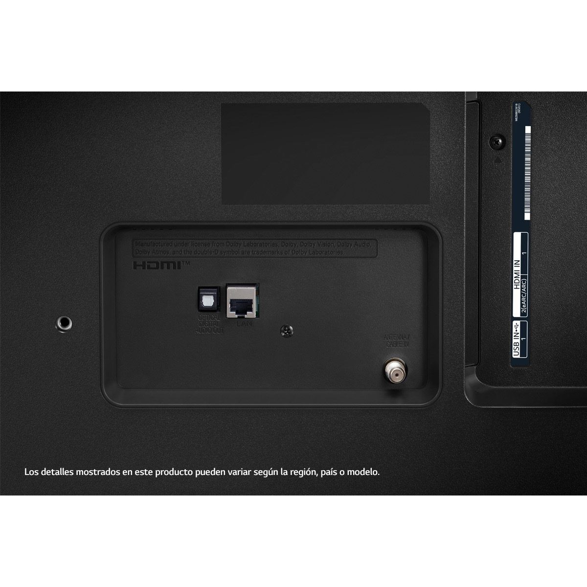 Pantalla AI ThinQ LG 55 Pulgadas 4K UHD 55UP7500PSF