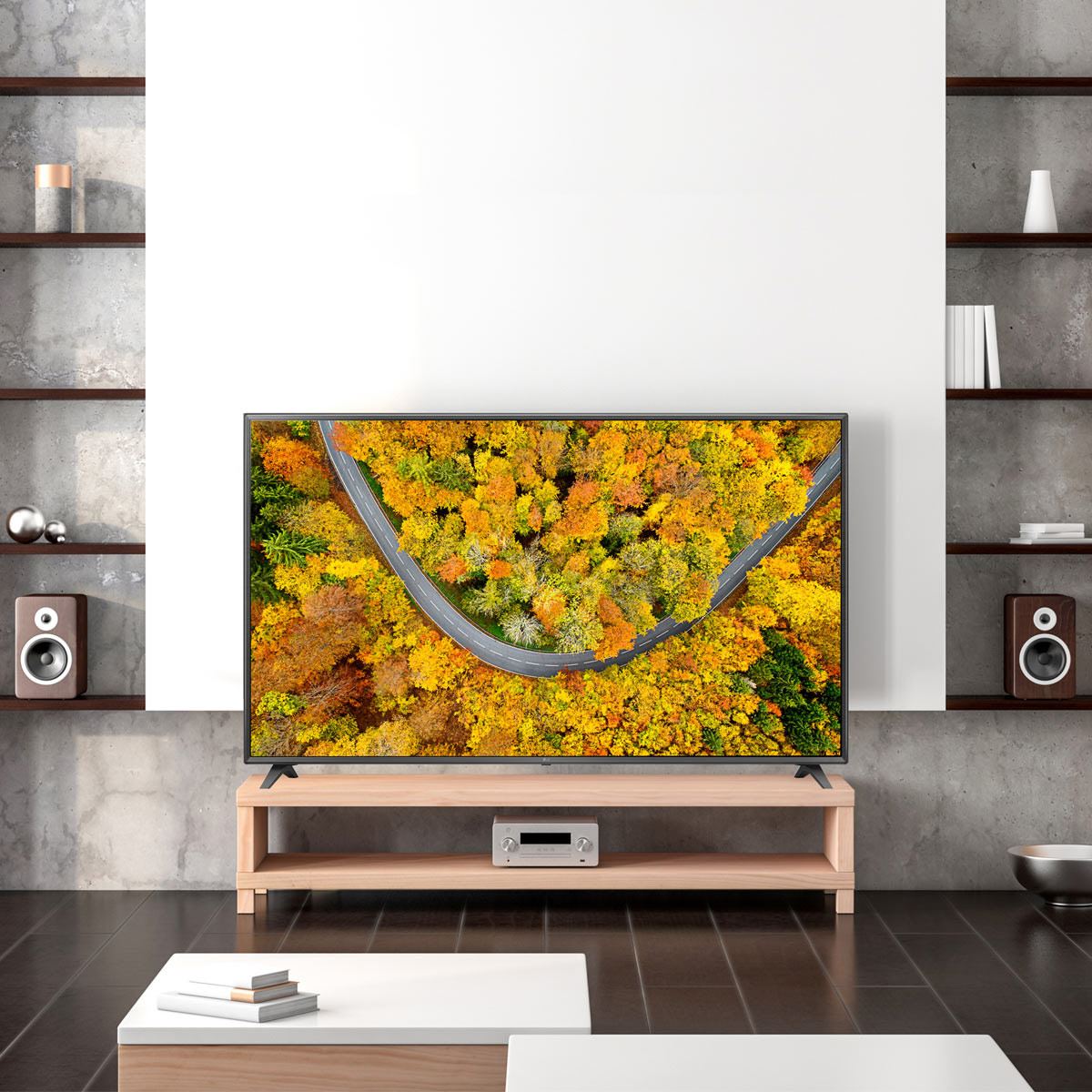 Pantalla AI ThinQ LG 55 Pulgadas 4K UHD 55UP7500PSF