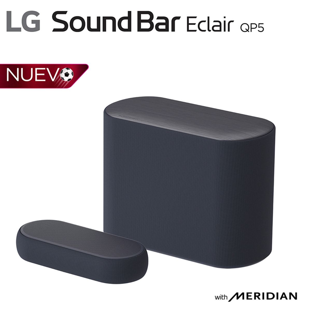Barra de Sonido LG Eclair QP5 con 3.1.2 canales