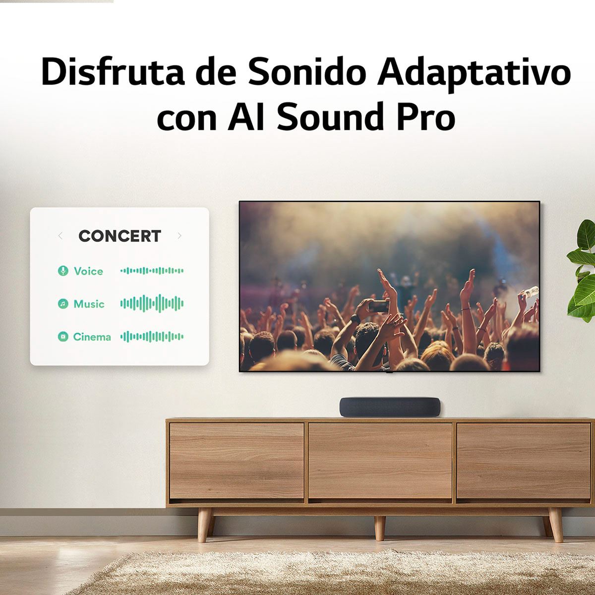 Barra de Sonido LG Eclair QP5 con 3.1.2 canales