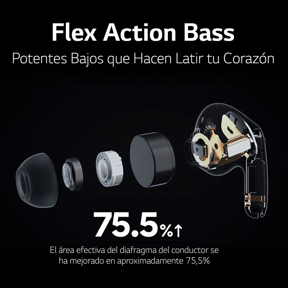 Audífonos LG TONE Free FP5W Blanco