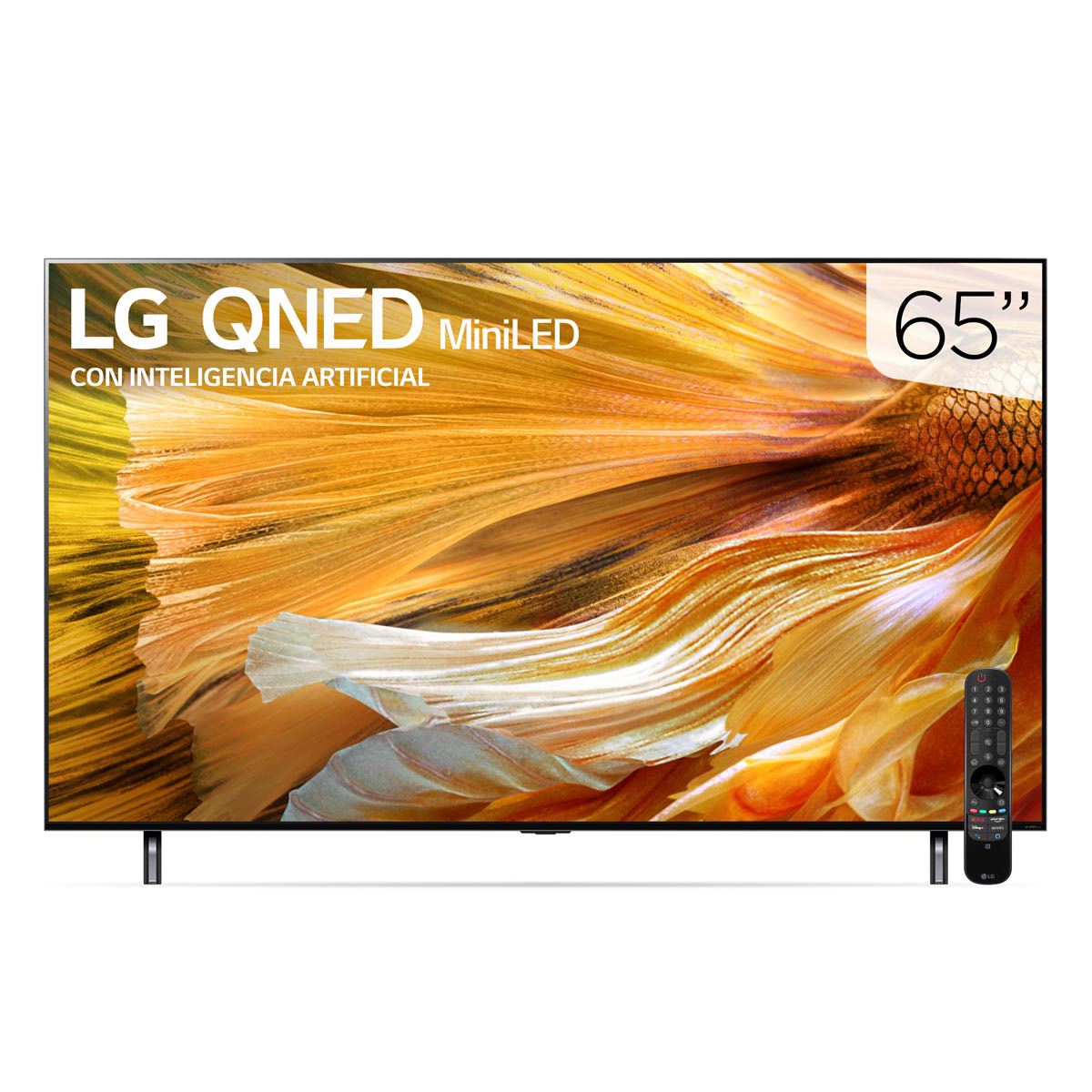 Pantalla LG 65 pulgadas QNED MiniLED 4K TV AI ThinQ 65QNED90SPA