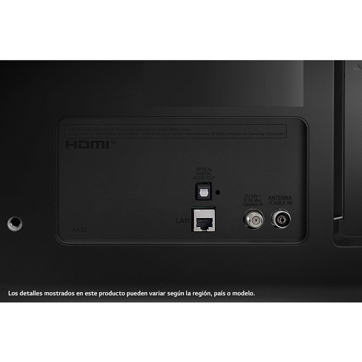 Pantalla AI ThinQ LG 32 Pulgadas Smart TV HD 32LQ630BPSA