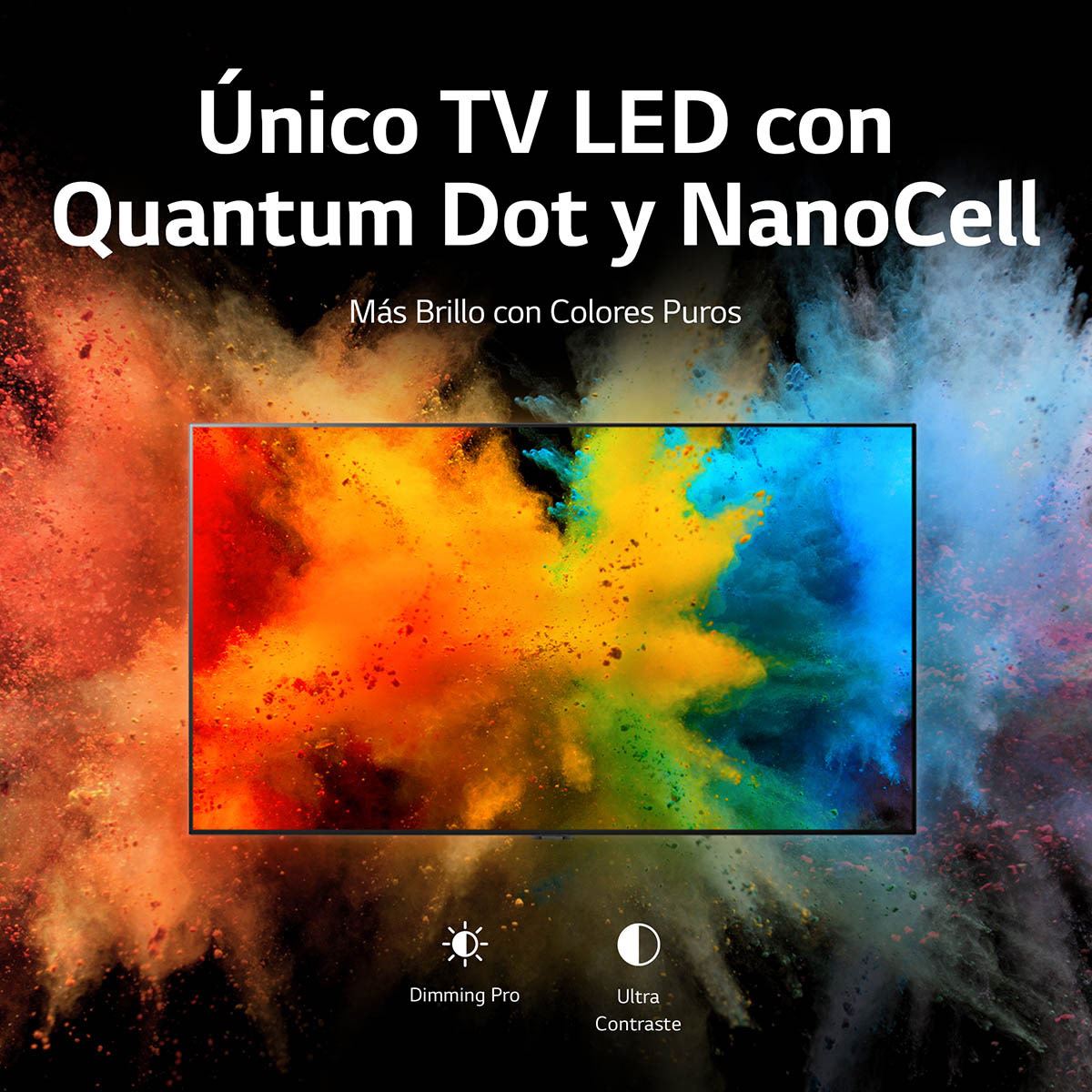 Pantalla LG 75 pulgadas 4K THINQ 75QNED90SQA