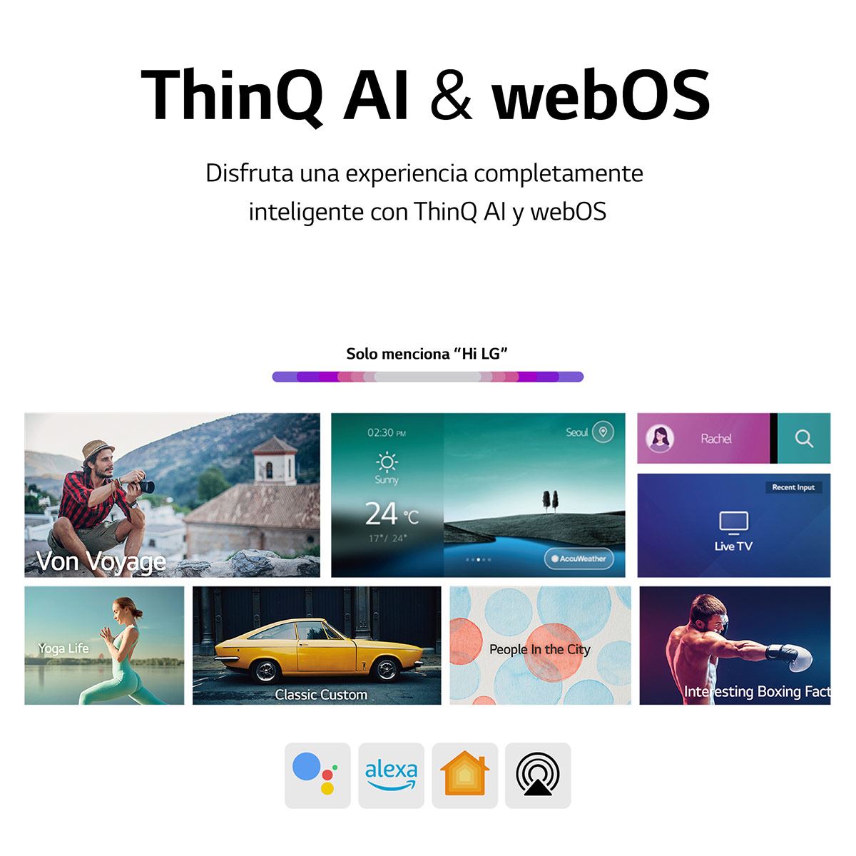 Pantalla LG QNED TV 55 pulgadas 4K SMART TV con ThinQ AI 55QNED80SQA