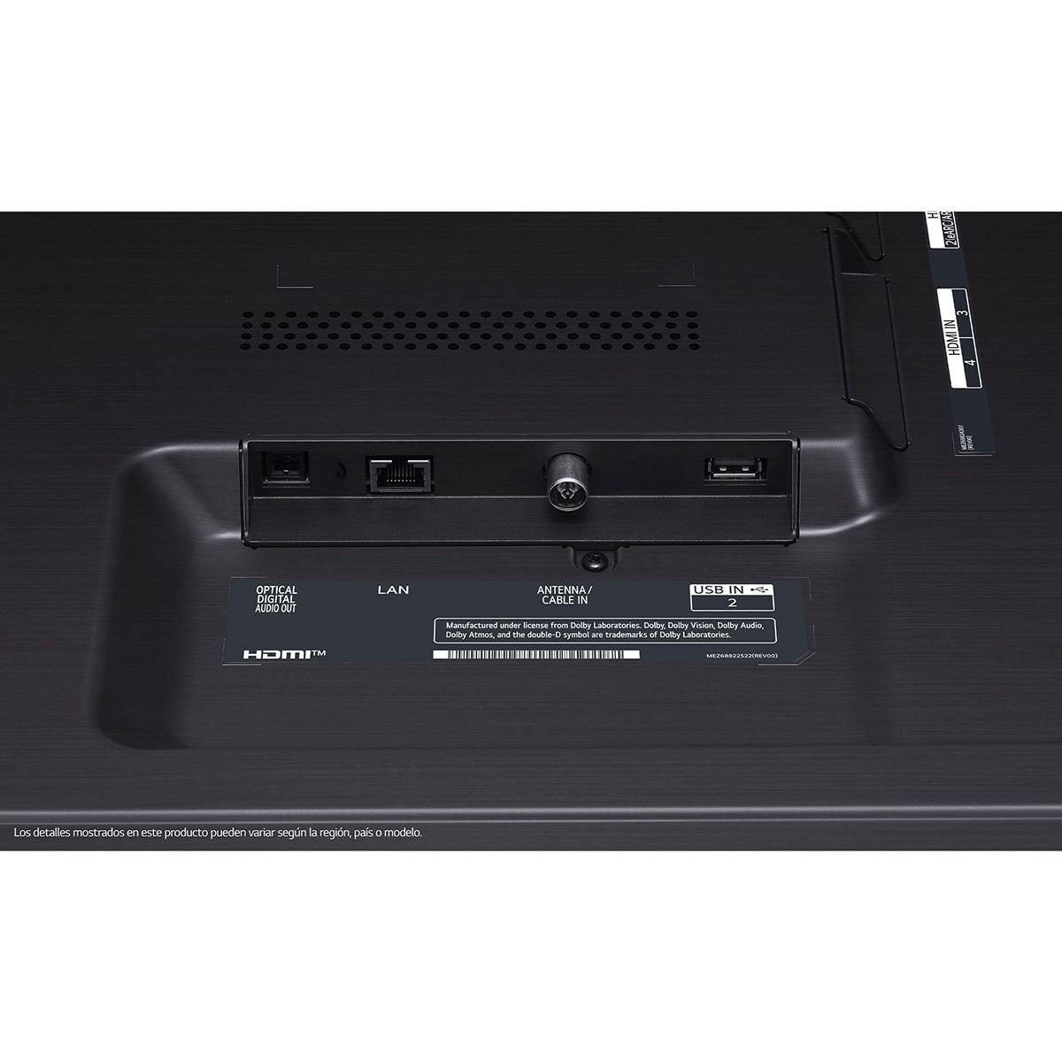 Pantalla LG NanoCell TV 75 Pulgadas 4K SMART TV con ThinQ AI 75NANO80SQA