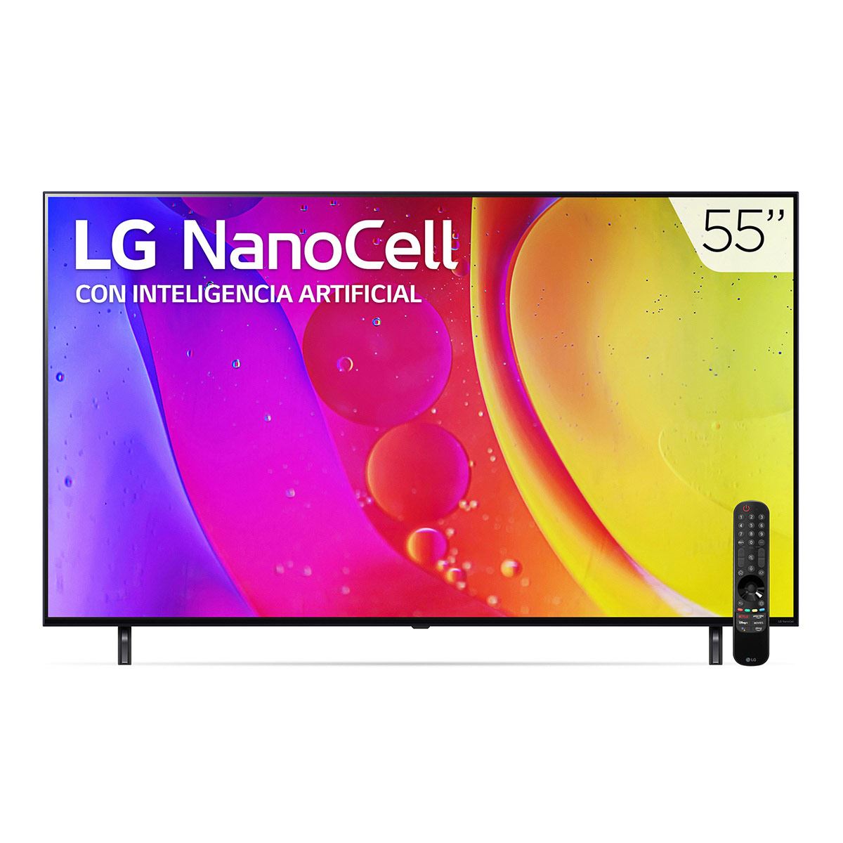 Pantalla  LG NanoCell TV 55 Pulgadas 4K SMART TV con ThinQ AI